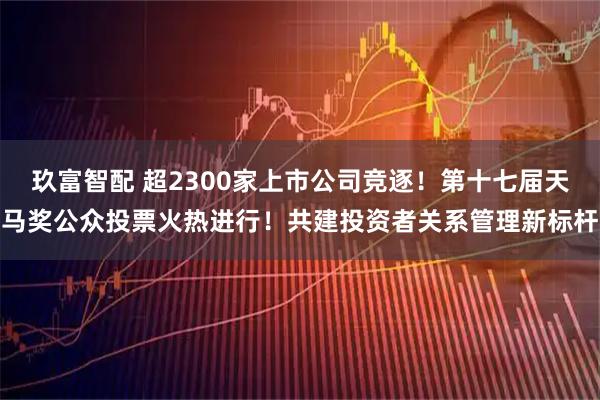 玖富智配 超2300家上市公司竞逐！第十七届天马奖公众投票火热进行！共建投资者关系管理新标杆
